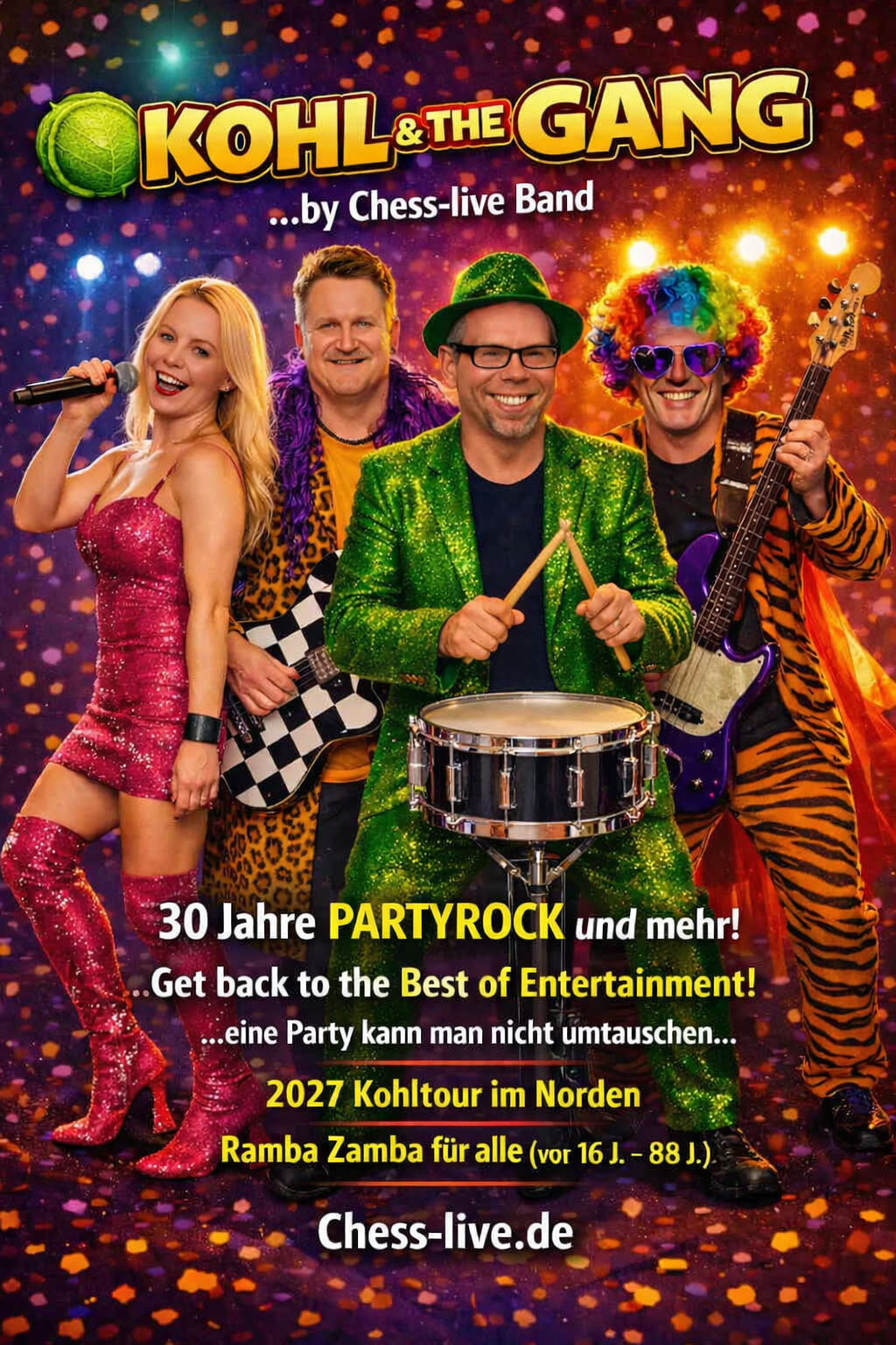 KOHL & THE GANG, die Partytour im Norden 2027!